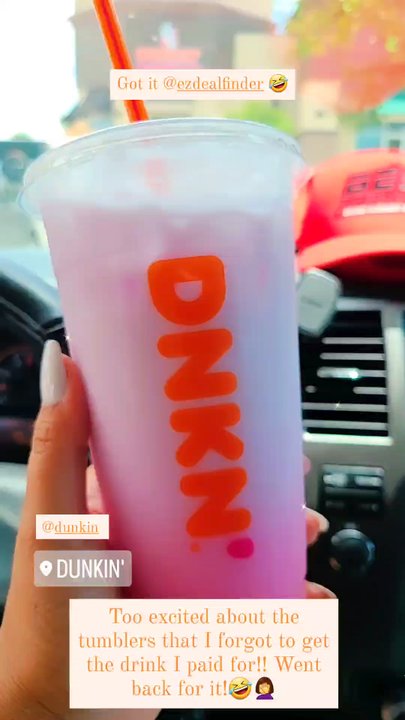 Dunkin' - Damn tumblers got me all excited lmao! - Donuts Near Me - Menifee, California