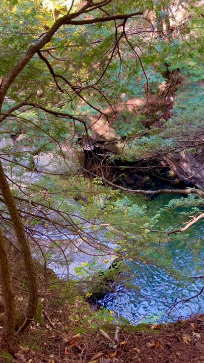 Bingham Falls - Beautiful Bingham Falls from another angle above along the Mill Trail - Hiking Near Me - Stowe, Vermont