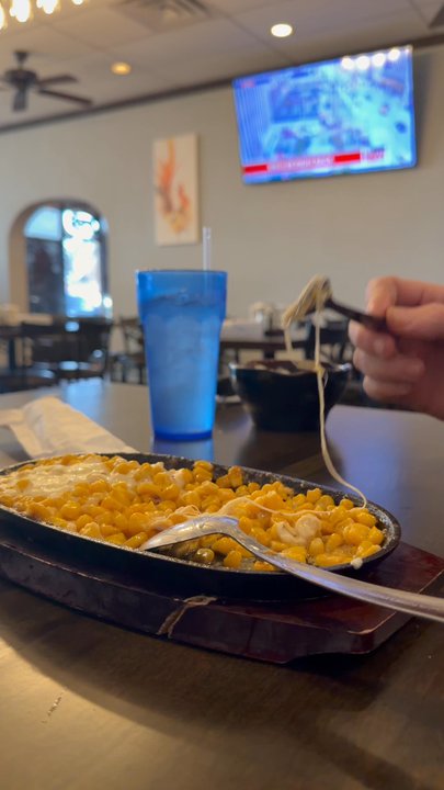 Chi Mac - Cheesy corn appetizer cheese-pull is no joke! - Wine Bars Near Me - Longview, Texas