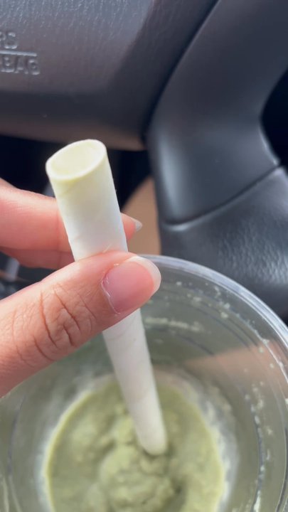 Coffee or Tea? - About half way through my paper straw got soggy. - Bubble Tea Near Me - Aiea, Hawaii