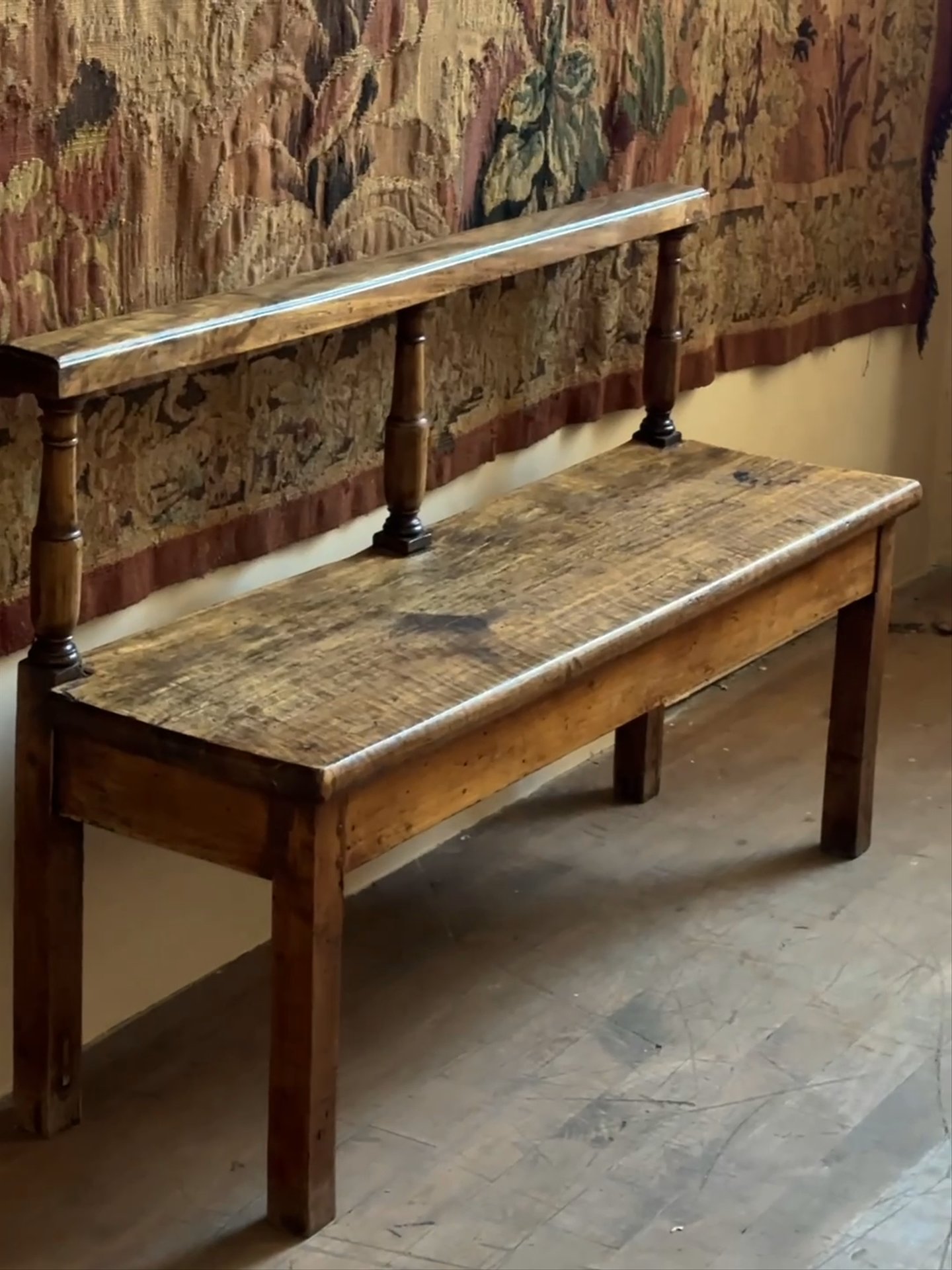 Wood French Bench