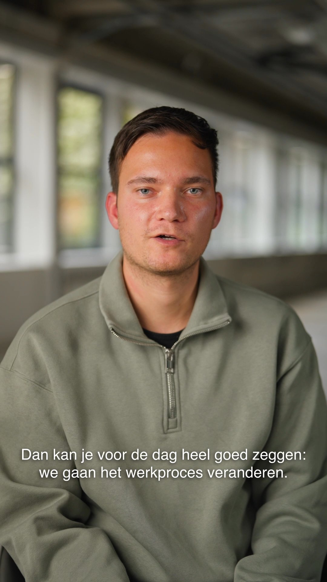 Luuk over het aanpassen van werkprocessen