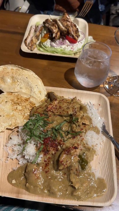 The Highlands Tavern - Green curry chicken dish - Desserts Near Me - Highlands, North Carolina