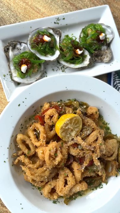 The Twisted Tuna - Appetizers - Calamari and Fried Oysters - Seafood Near Me - Jupiter, Florida