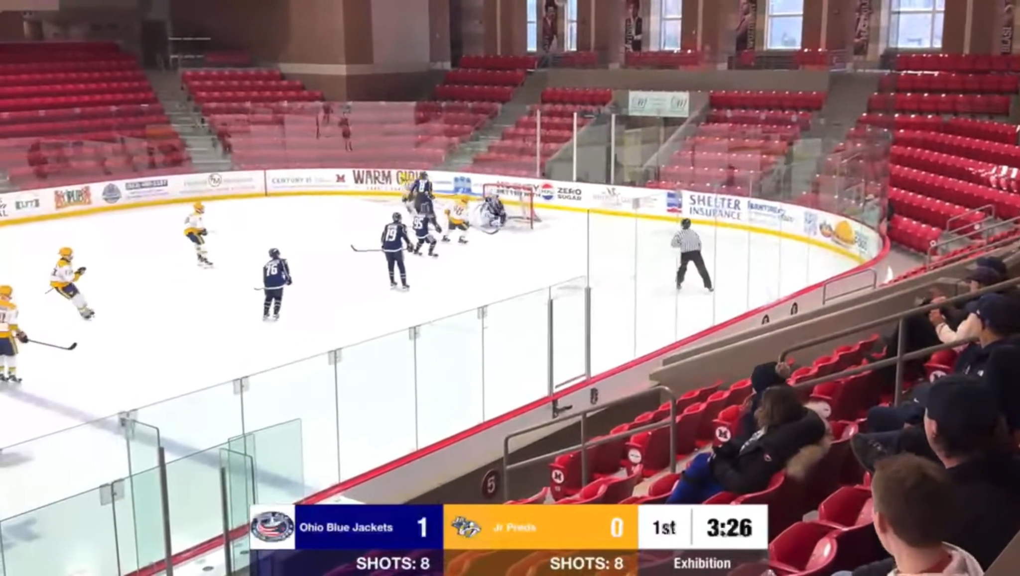 Jackson Pedersen's Stunning Breakaway Save vs Sebastian Erat