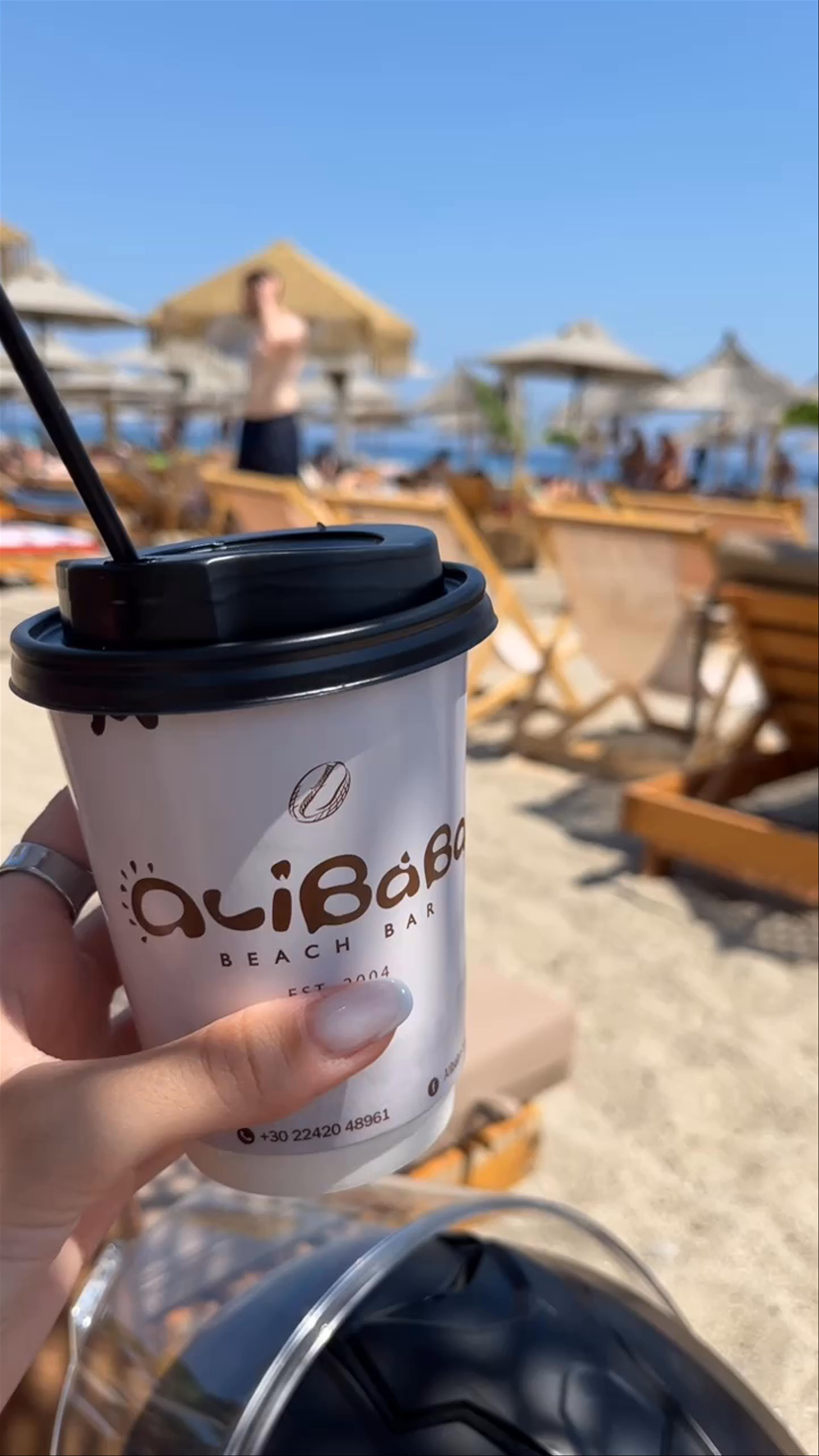 Sun-Kissed Bliss at Alibaba Beach Bar, Kos, Greece