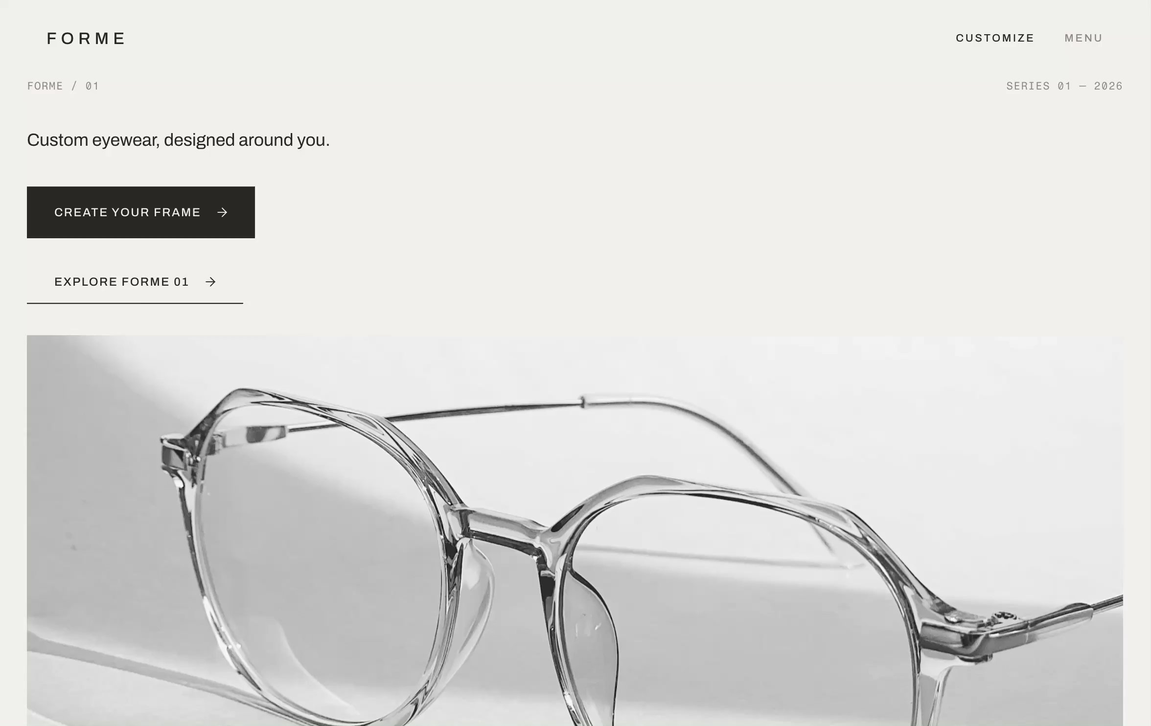 Forme Glasses