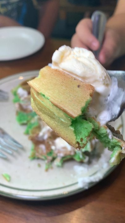 Monster Pho - Panda Leaf Coconut Waffle with Ice Cream - Vietnamese Near Me - Oakland, California
