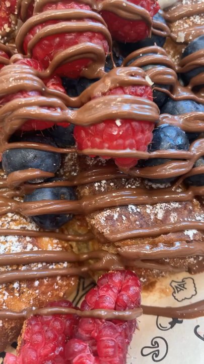 Sweet Bites N Ice - Shows the Drizzled Beignets - Desserts Near Me - Bakersfield, California