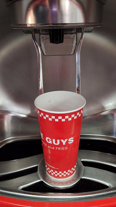 Five Guys - Halloween Fanta pour - Burgers Near Me - San Jose, California