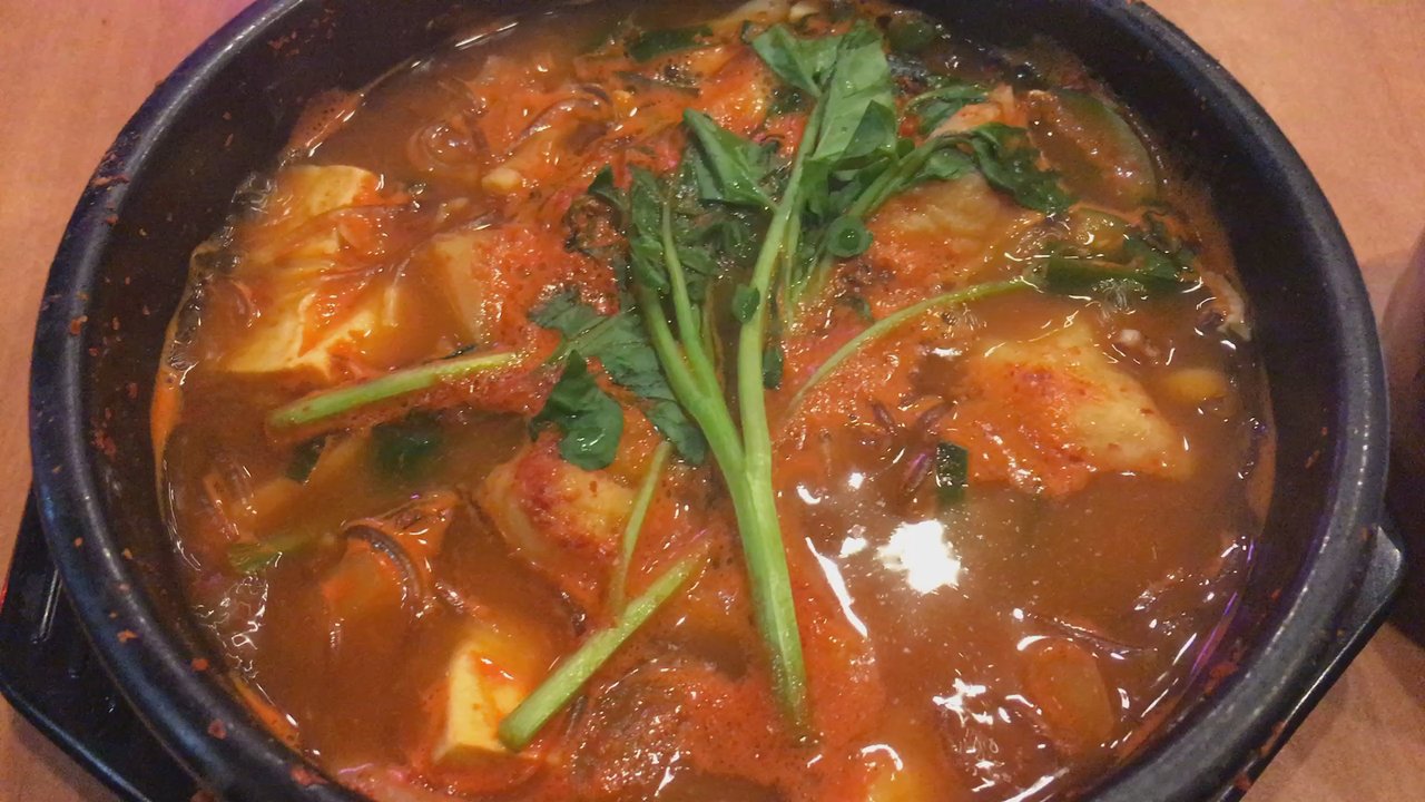 Dolsot Cafe - Sangseunjang, spicy fish stew, bubbling hot. - Korean Near Me - Ottawa, Ontario