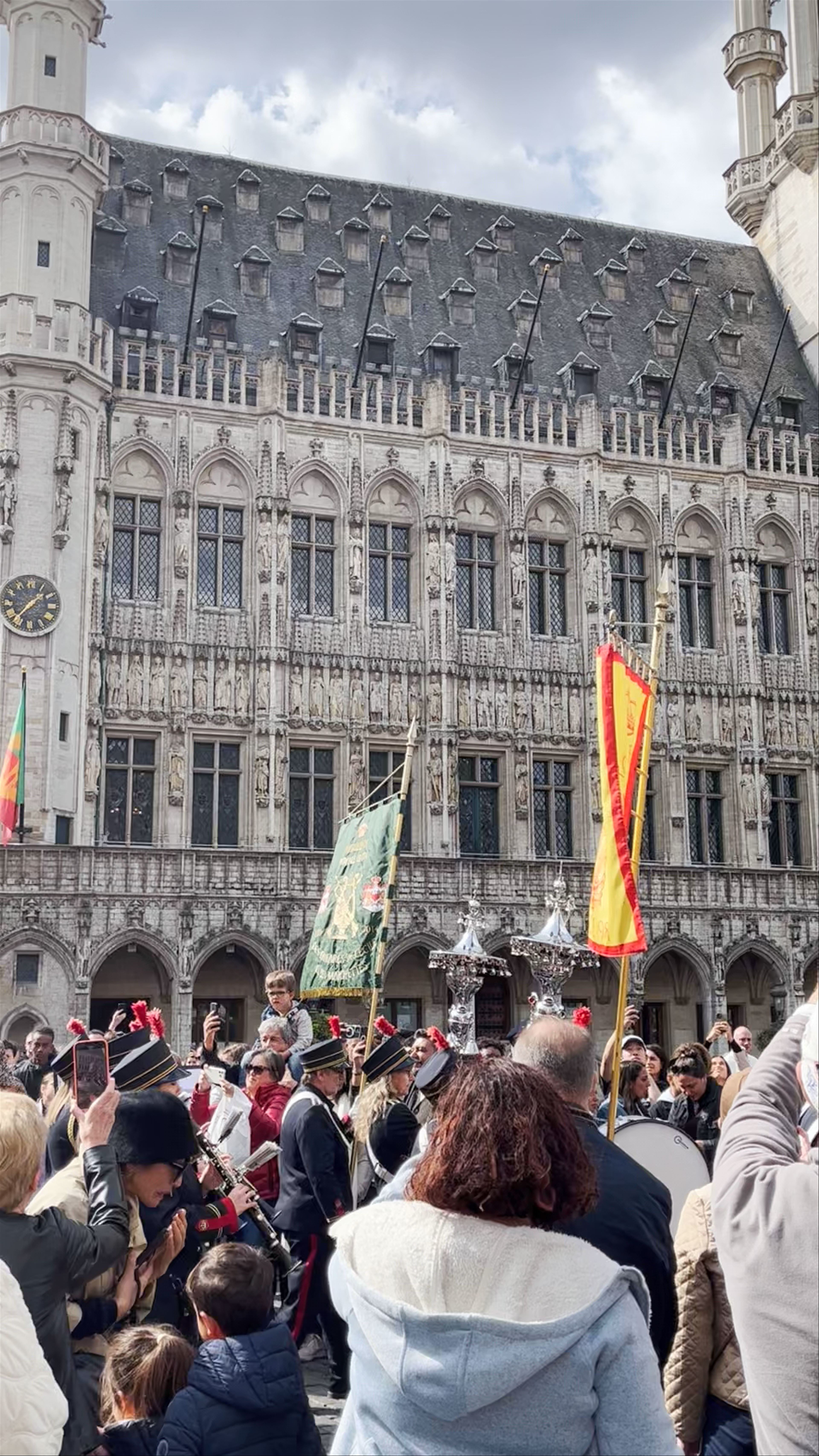 Historic Festival Parade at Grand Place, Brussels