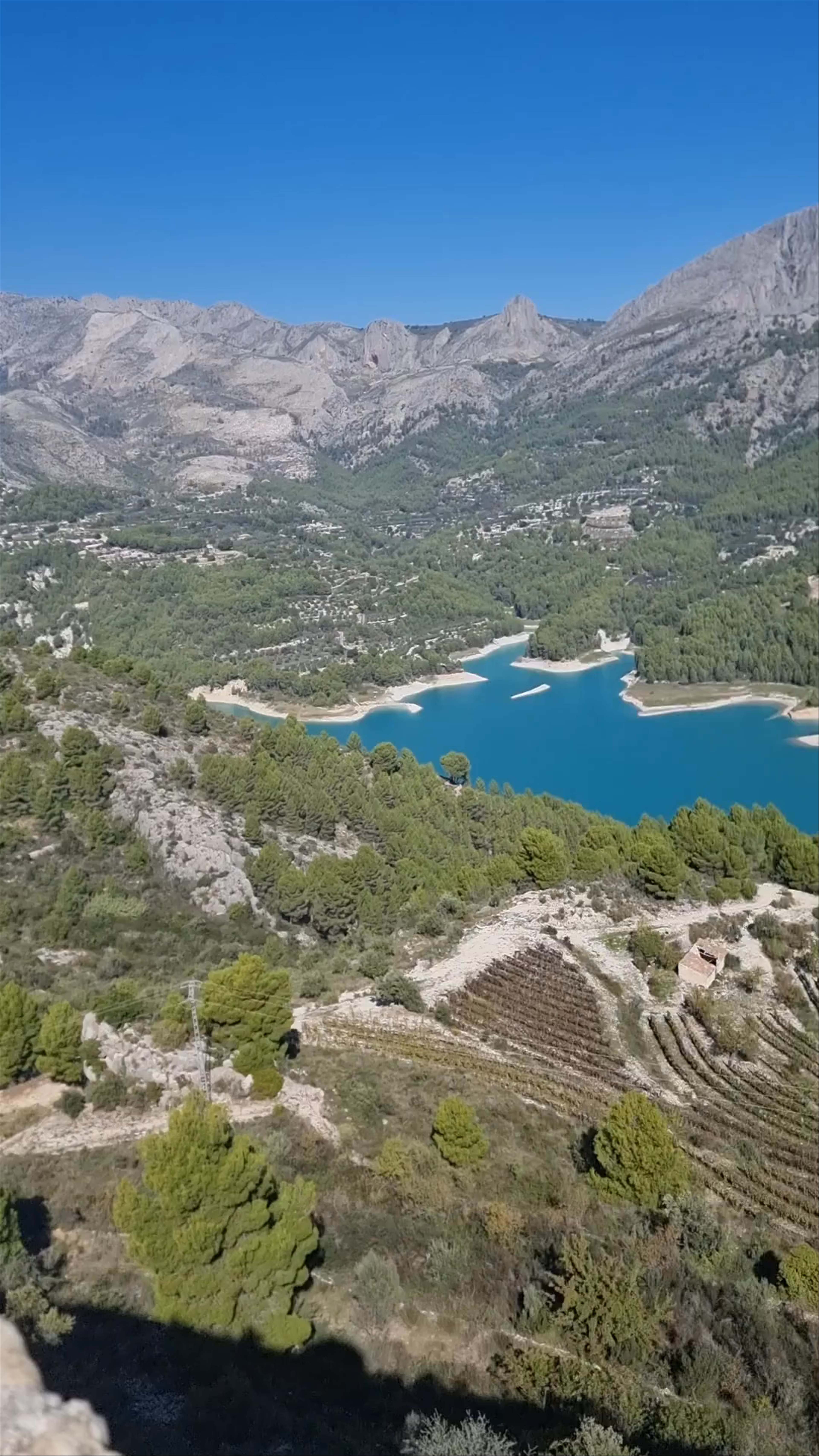 Guadalest reservoir