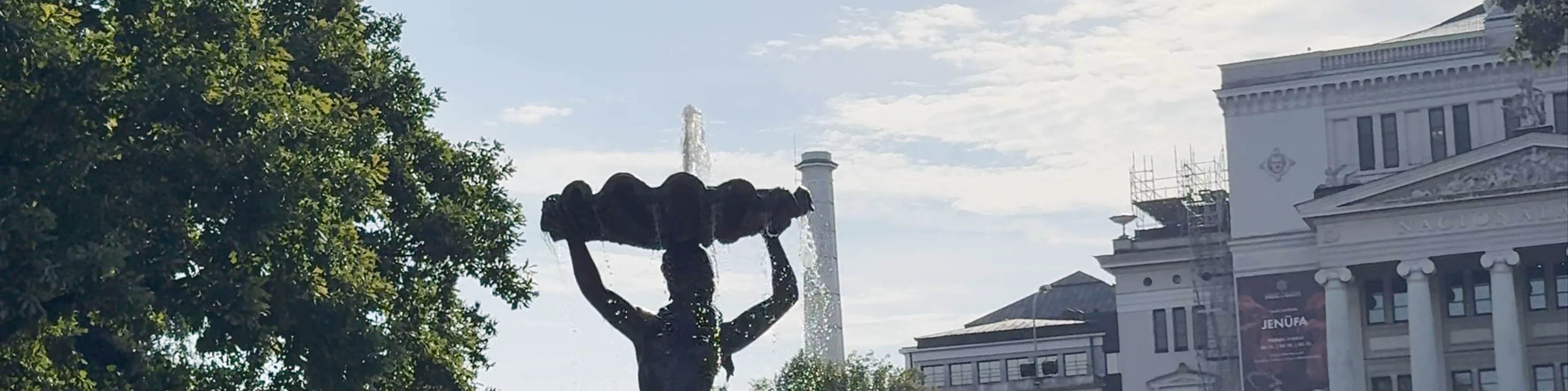 Fountain Nymph at Latvian National Opera House