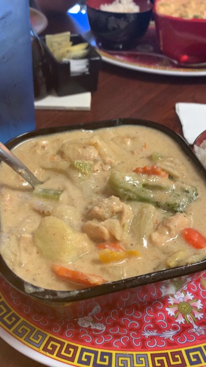 Thai Cafe - Delicious green curry - Thai Near Me - Jackson, Tennessee