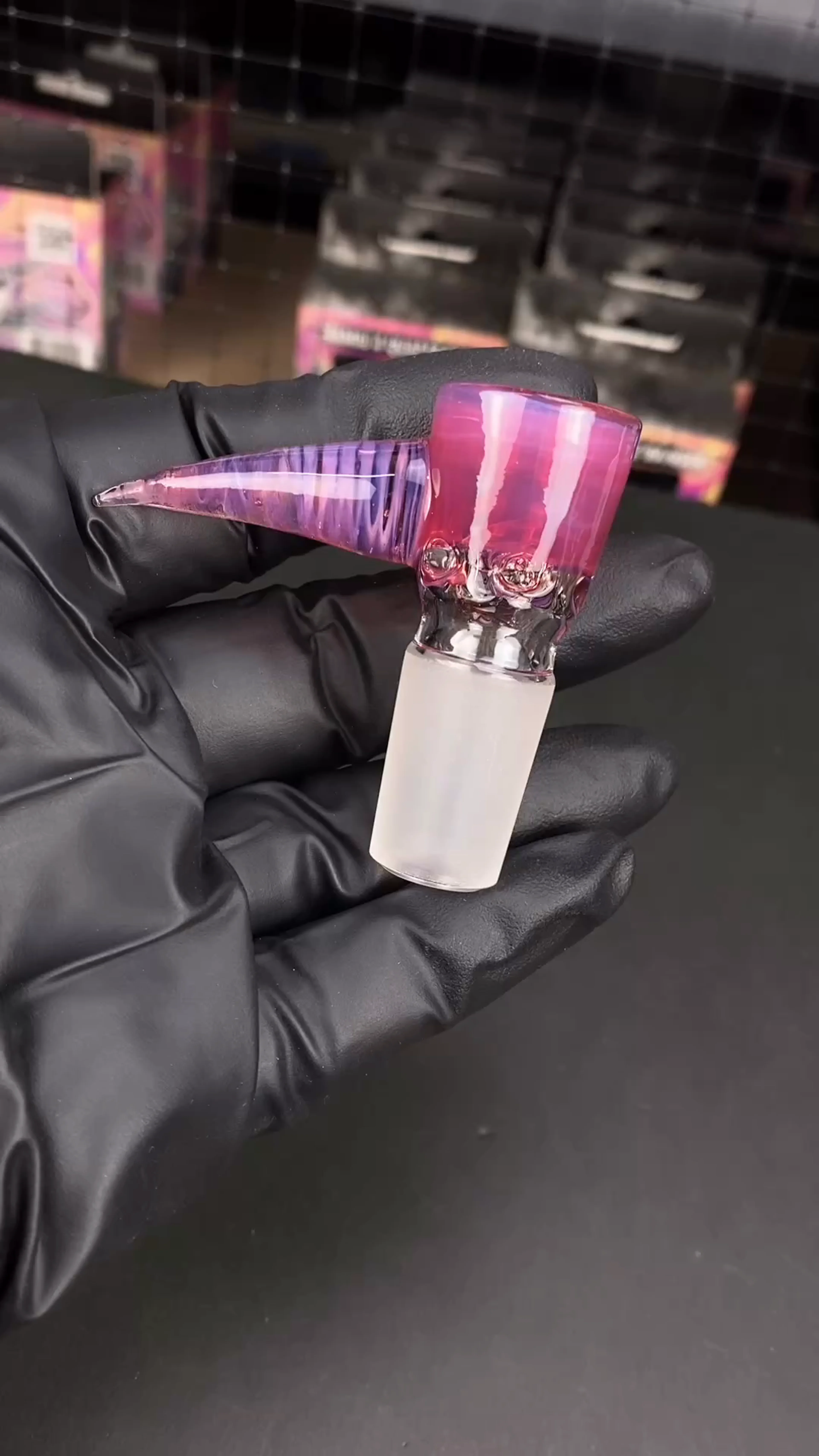 Preview pic of 18mm 4-Hole Glass Bowl Slide by Magizle