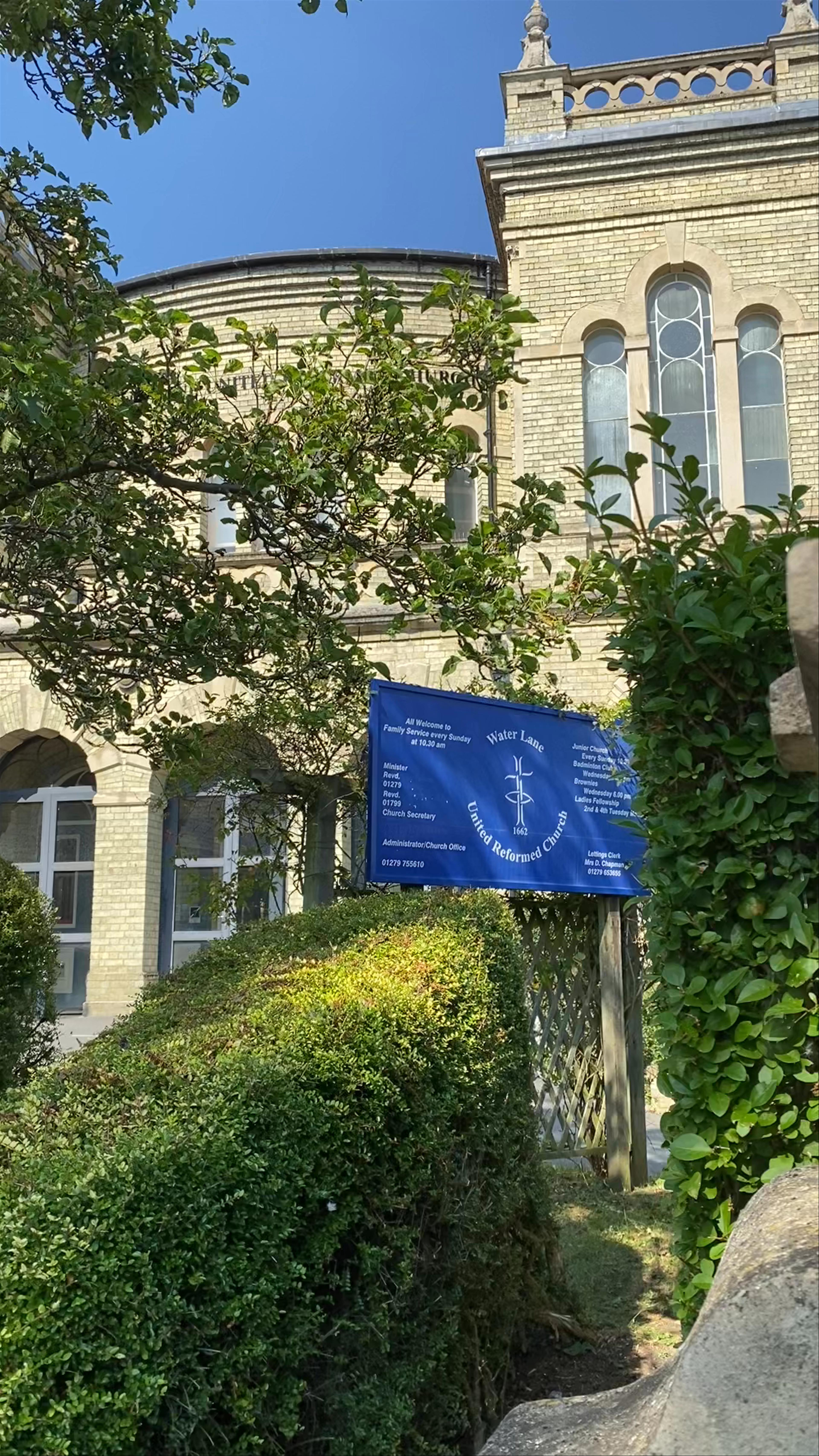 Water Lane United Reformed Church Hall: Historic Architecture in Bishop's Stortford