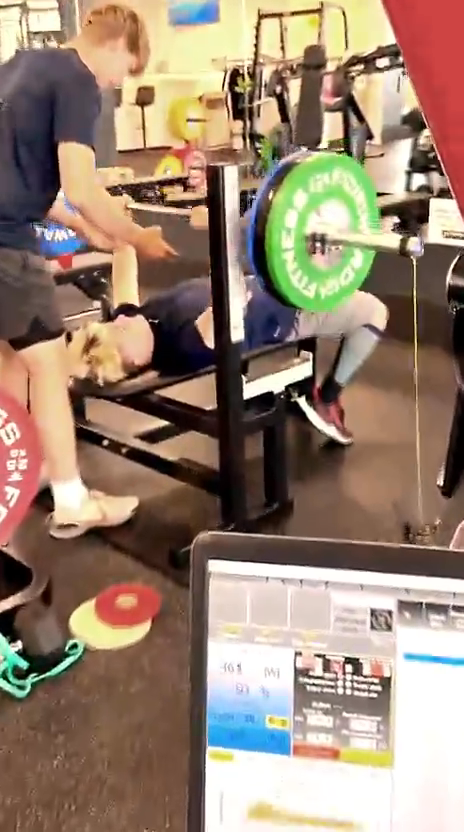 220-231lbs benchpress series monitor