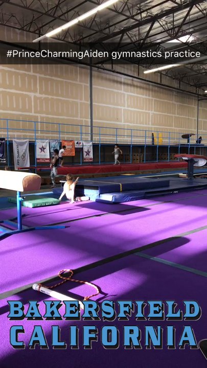 Galaxy Sports Group - #PrinceCharmingAiden practice 12/27/2016 - Gymnastics Near Me - Bakersfield, California