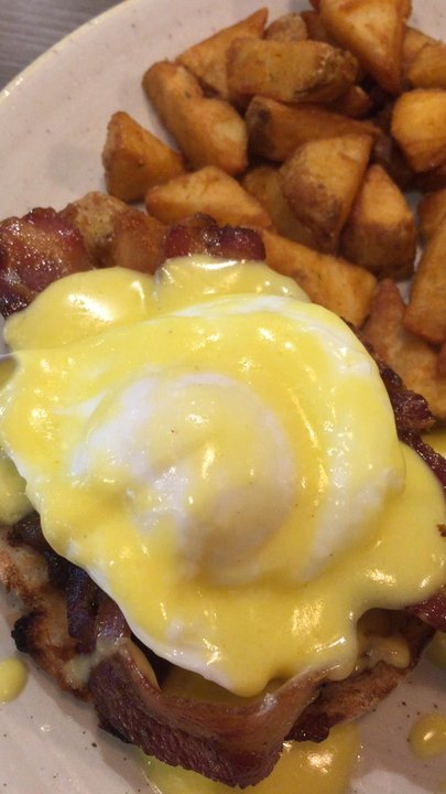 T's Restaurant - Bacon egg Benedict - Breakfast & Brunch Near Me - Cranston, Rhode Island