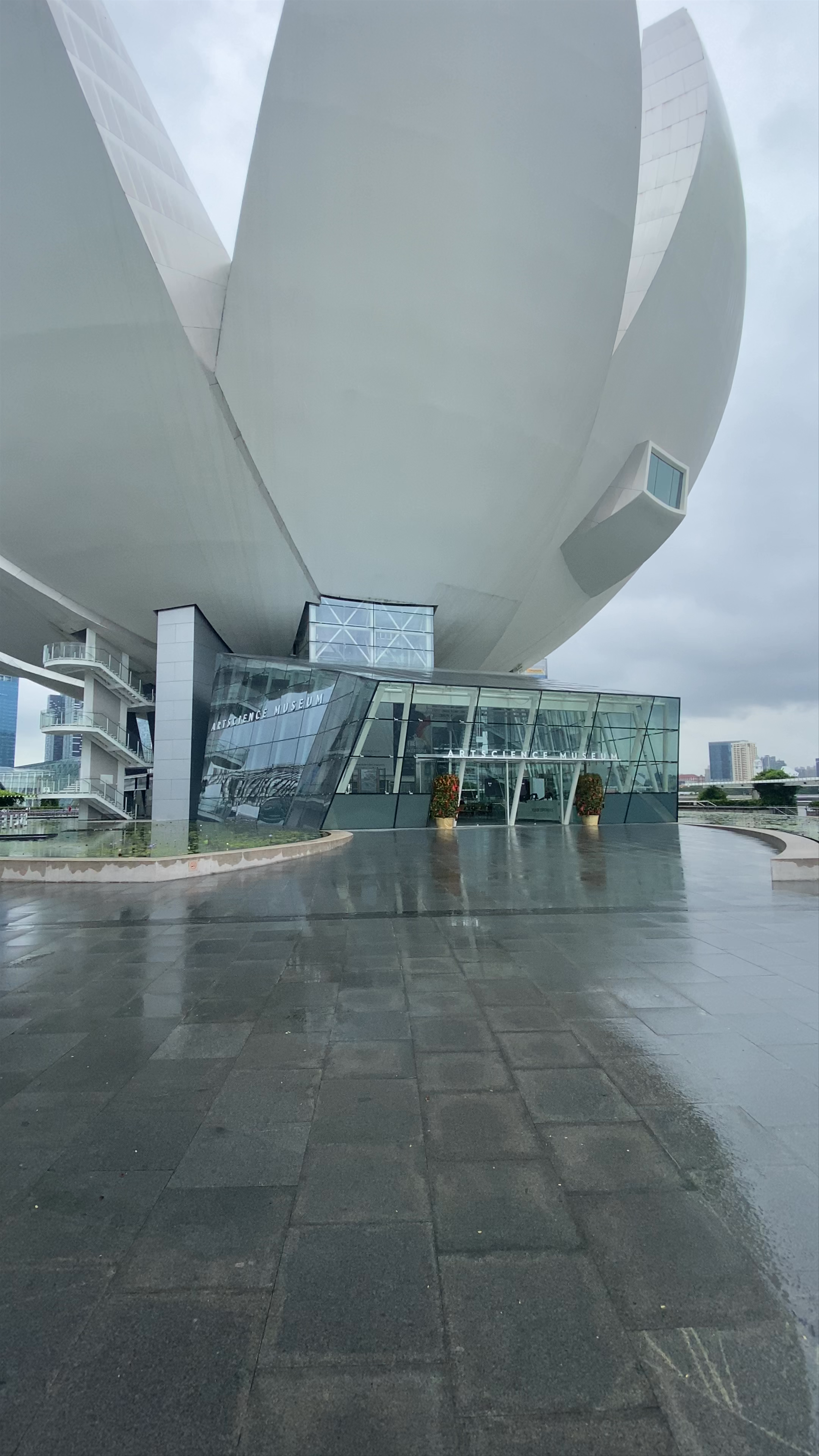 ArtScience Museum Iconic Architecture at Bayfront Avenue, Singapore