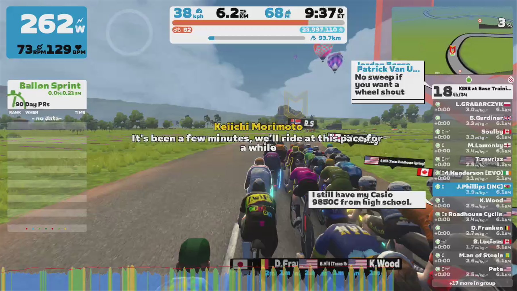 Zwift - Group Ride: KISS at Base Training Ride (B) on Douce France in France