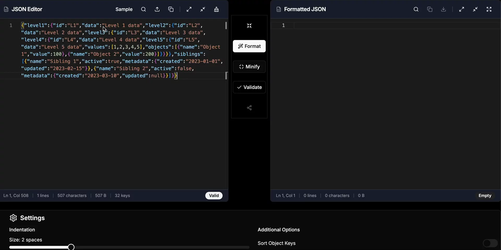 Format JSON Online image 1