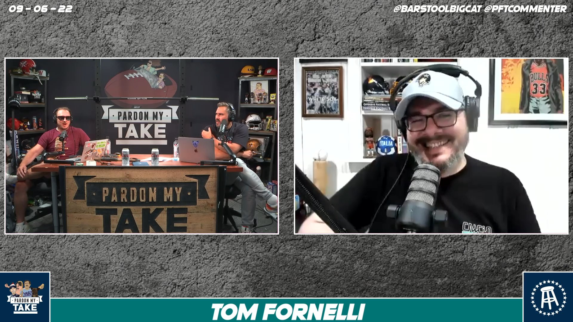 New Episode Discussion 9/5/22: CFB With Tom Fornelli, Mt Rushmore of  Italians and Football Guy of the Week : r/PardonMyTake