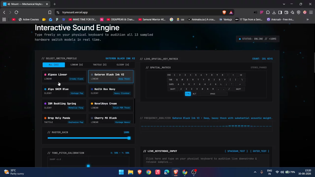 Mount — Mechanical Keyboard Acoustics image 1