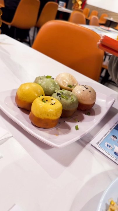 Bun World - A boomerang of the Assorted Buns Plate - Chinese Near Me - Ontario, California