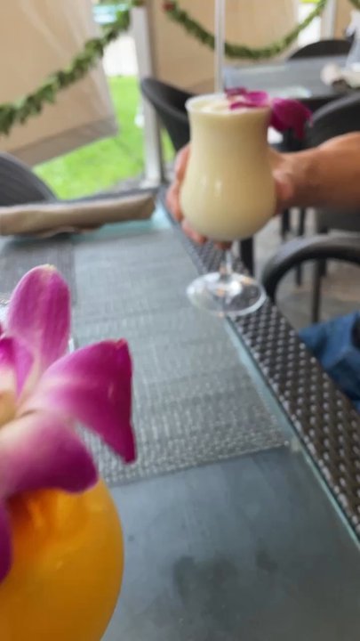 Nanea Restaurant - Cheers to a very merry Christmas! - Asian Fusion Near Me - Princeville, Hawaii