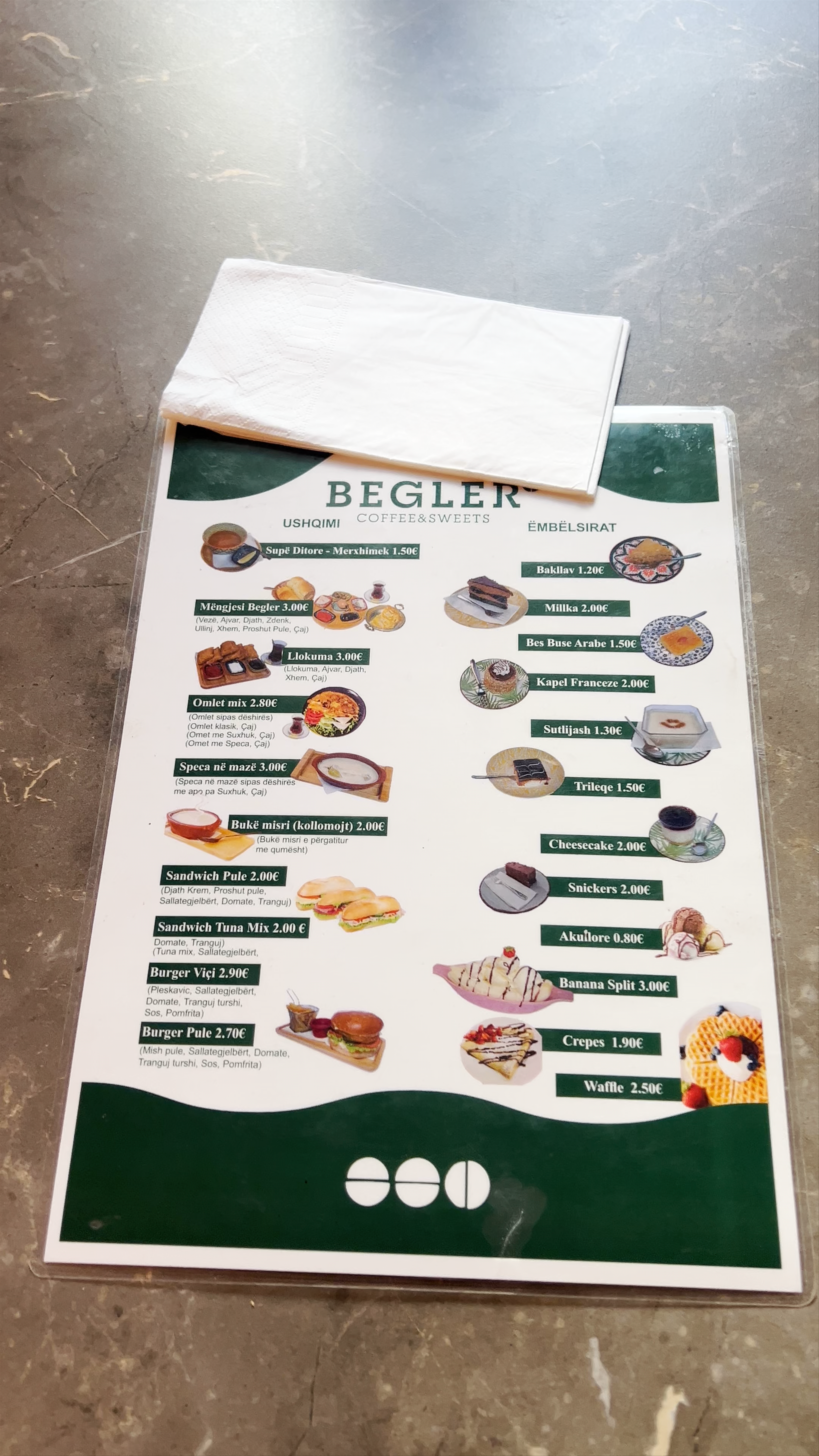 Begler Coffee & Sweets: A Cozy Culinary Gem in Pristina