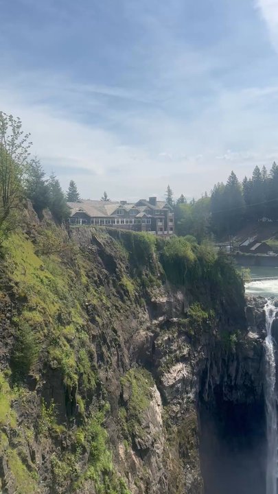 Snoqualmie Falls - First viewpoint waterfall area - Parks Near Me - Snoqualmie, Washington