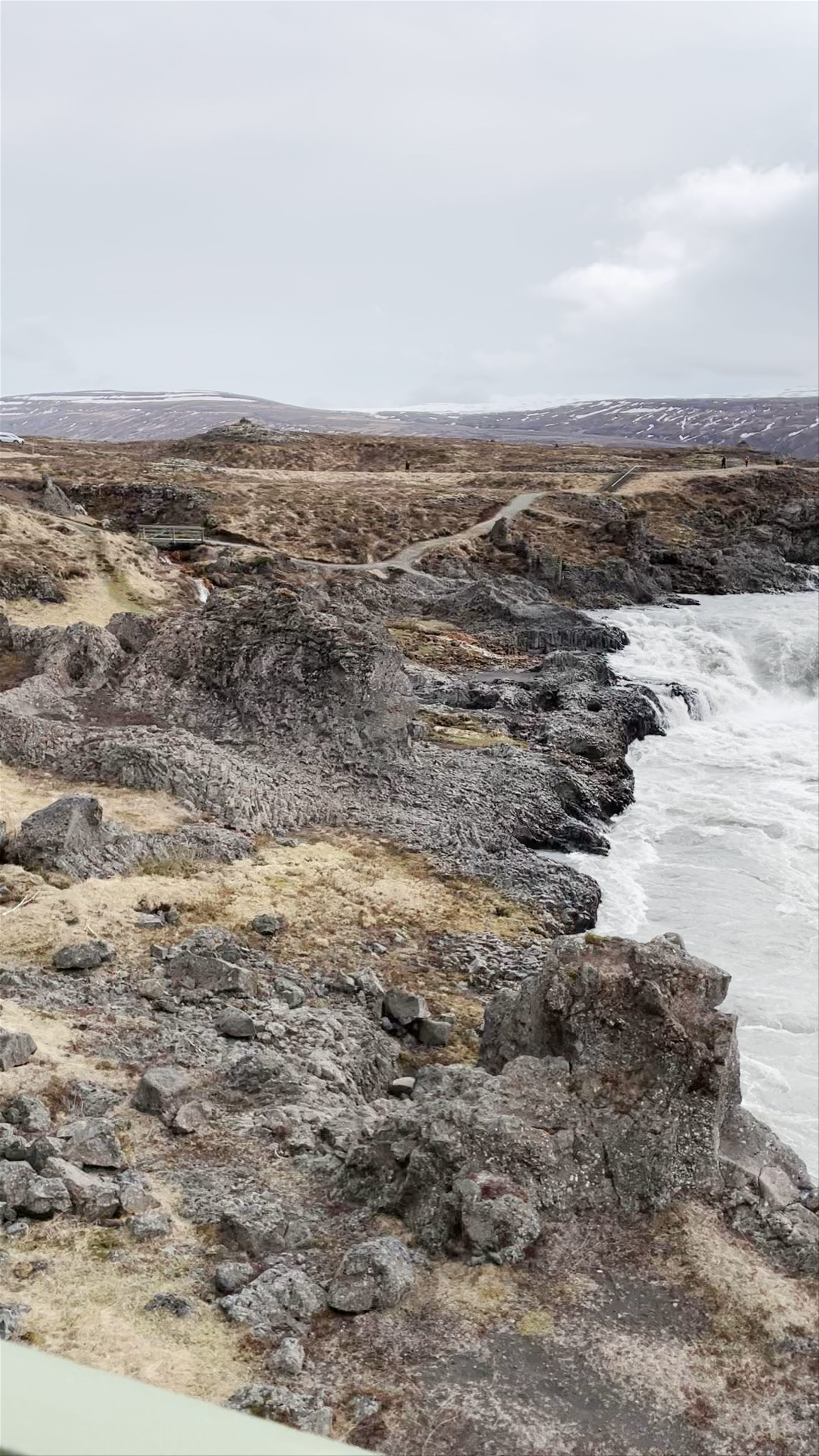 Godafoss Fußgängerbrücke