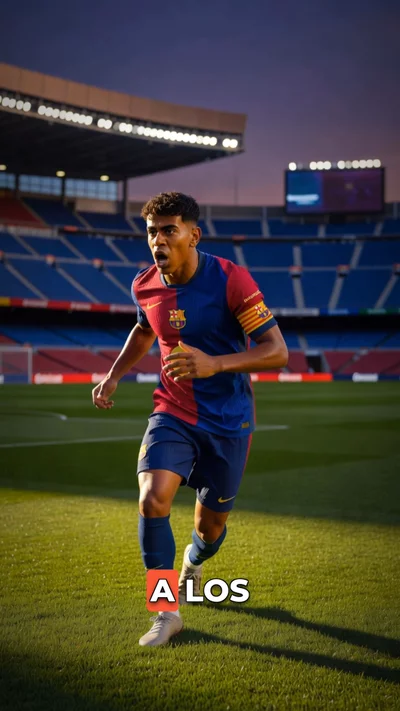 AI-generated video: La vida de Lamine Yamal desde los 5 hasta los