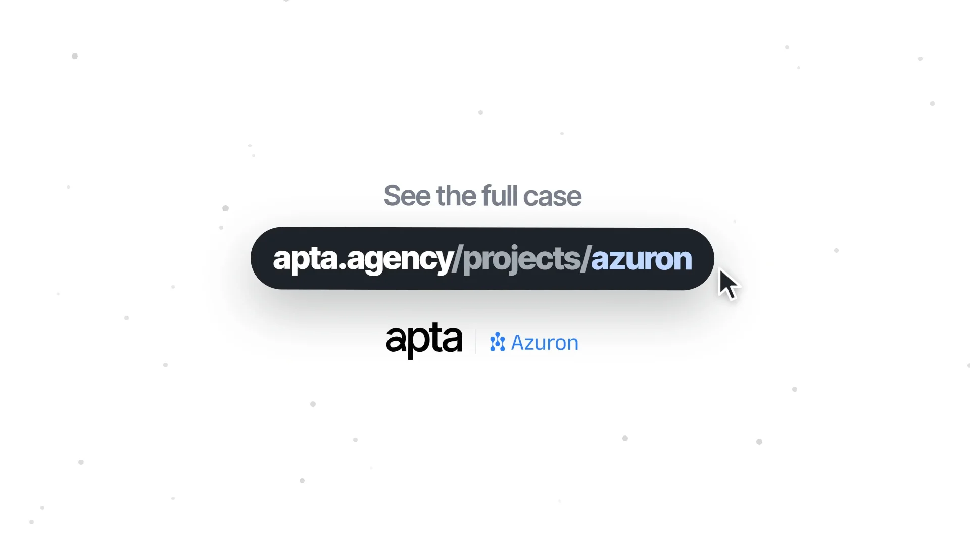 How we launched Azuron in four weeks?Brand, design and development running in parallel and delivered as one system.Check the full case 👉 apta.agency/projects/azuron