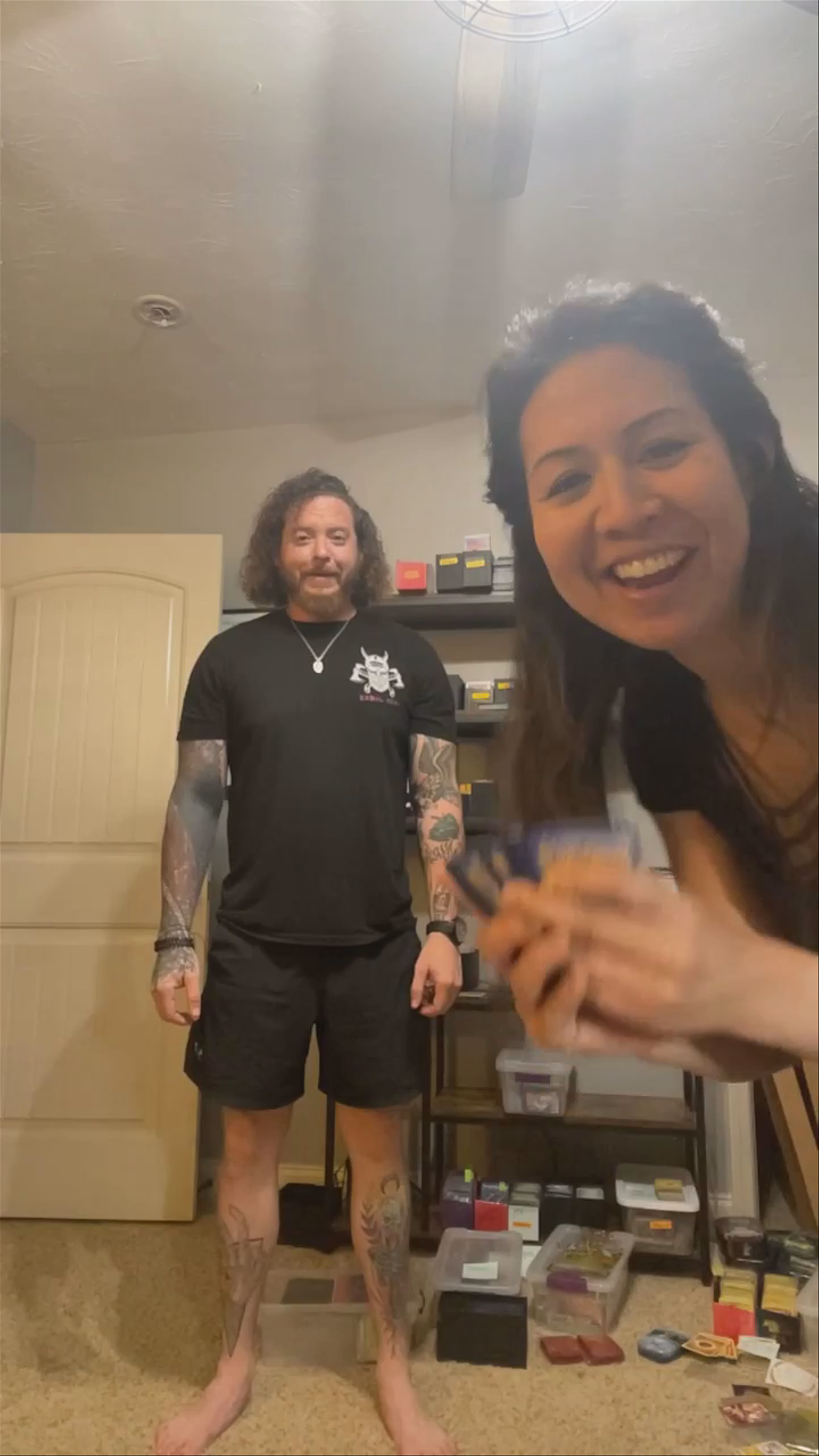 To the face