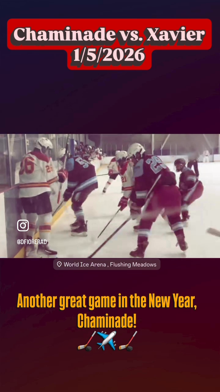 Matthew Radoslovich (#26) Scores Game Winning Goal in 1-0 Victory for Chaminade High School JV Hockey Team Over Xavier High School on 1/5/2026