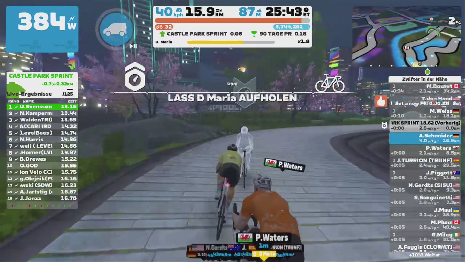 Zwift - Pacer Group Ride: Neokyo All-Nighter in Makuri Islands with Maria