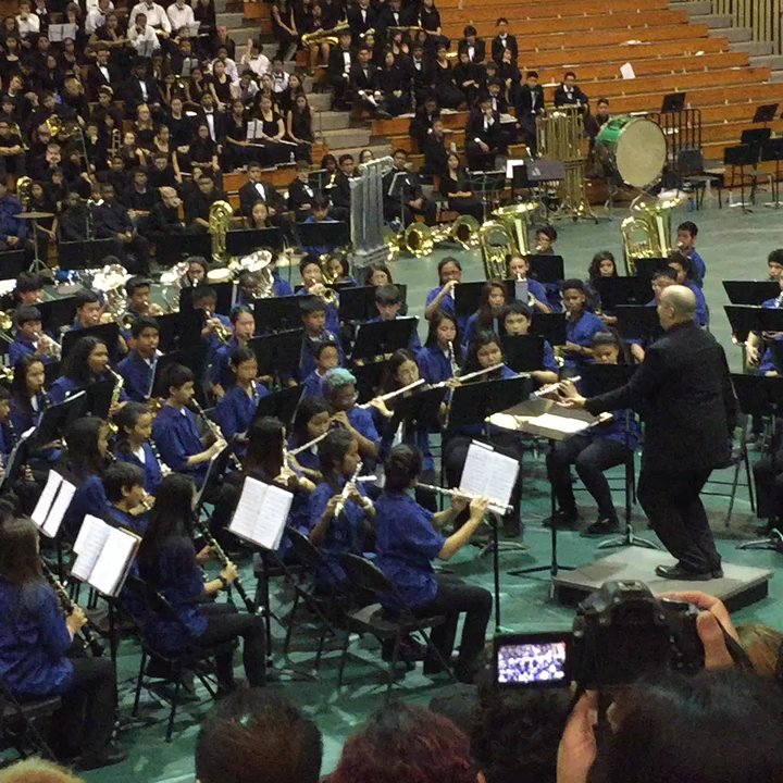 Aiea High School - Moanalua Middle band playing - Middle Schools & High Schools Near Me - Aiea, Hawaii