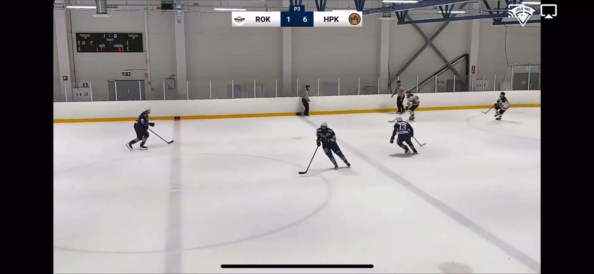 Transition play forcing a penalty