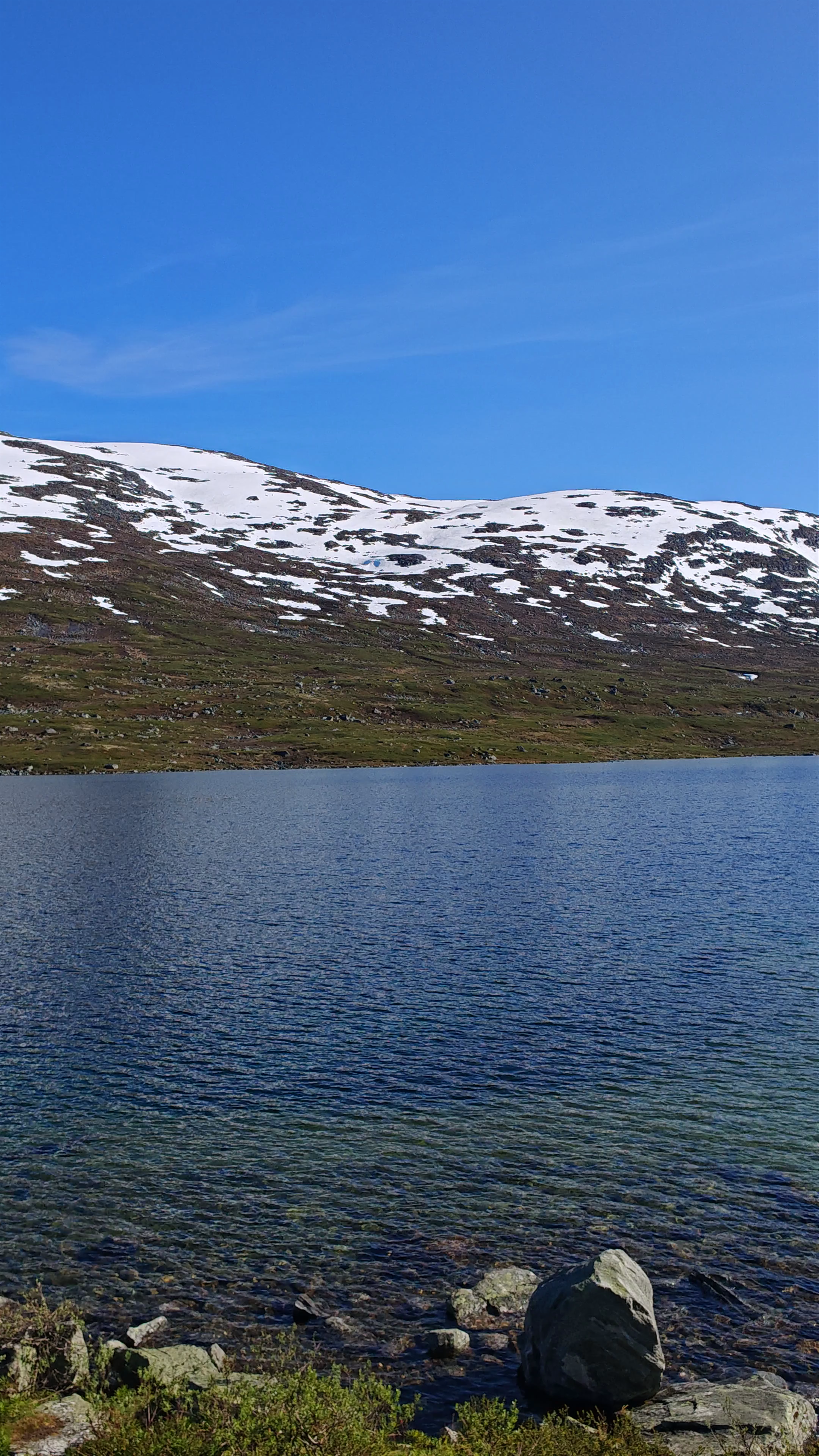 Scenic Lookout at Søndre Lagervatnet, Grotli, Norway