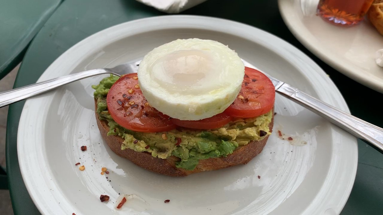 Cole Coffee - Avocado toast with a poached egg on top...you know what's coming up - Coffee & Tea Near Me - Oakland, California