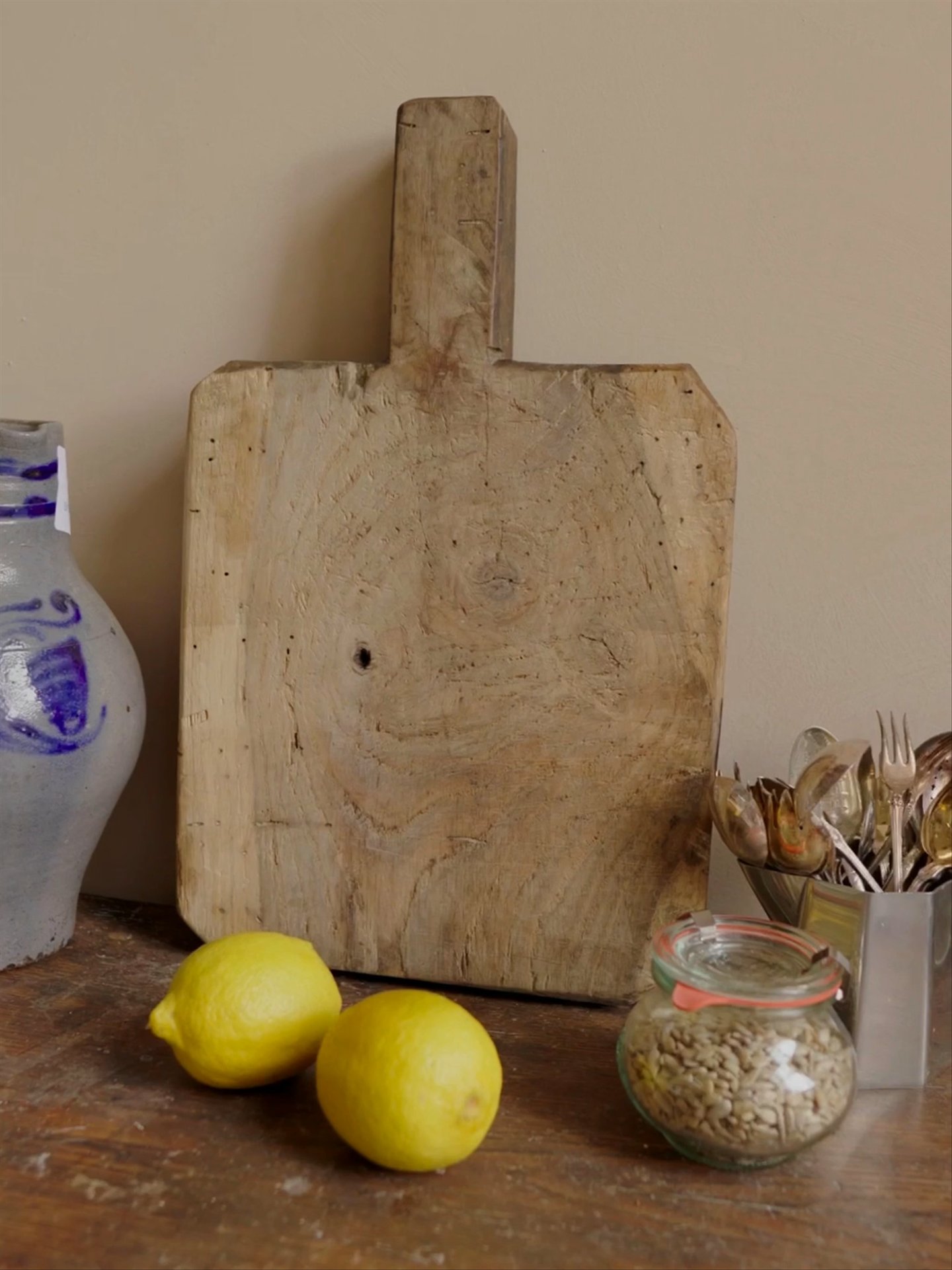 Antique Square Cutting Board