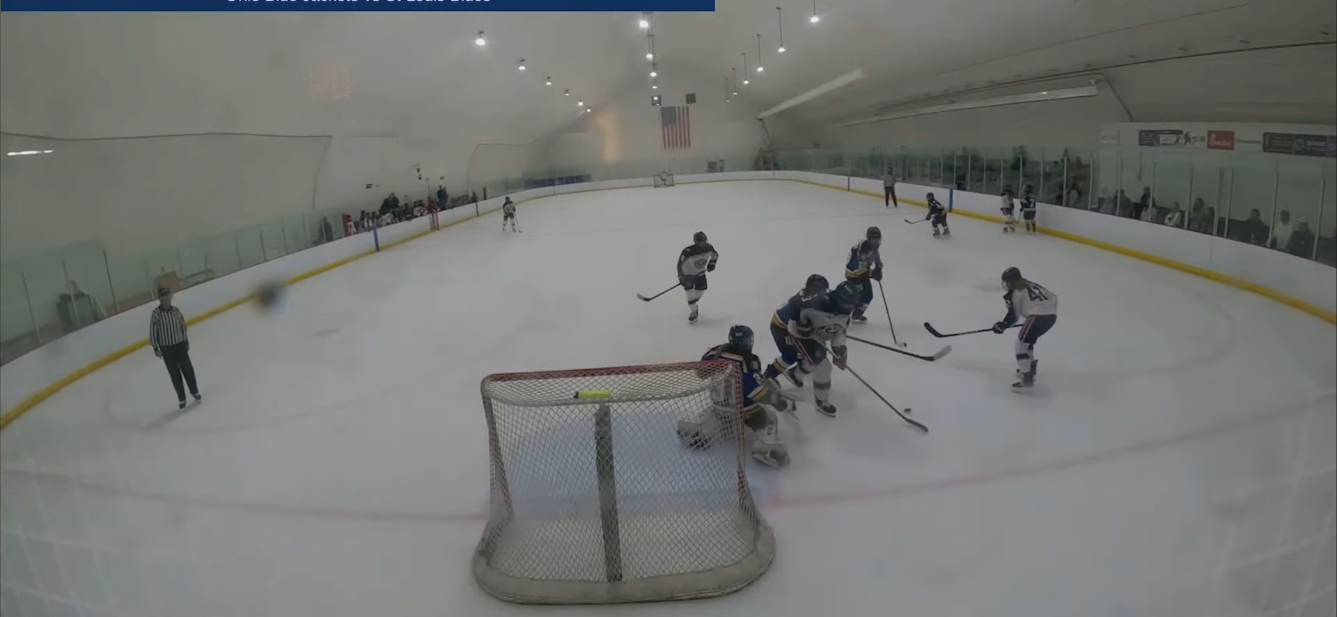Lily Svenson (#3 White) Sets Up a Goal for Ohio Blue Jackets 14U AAA