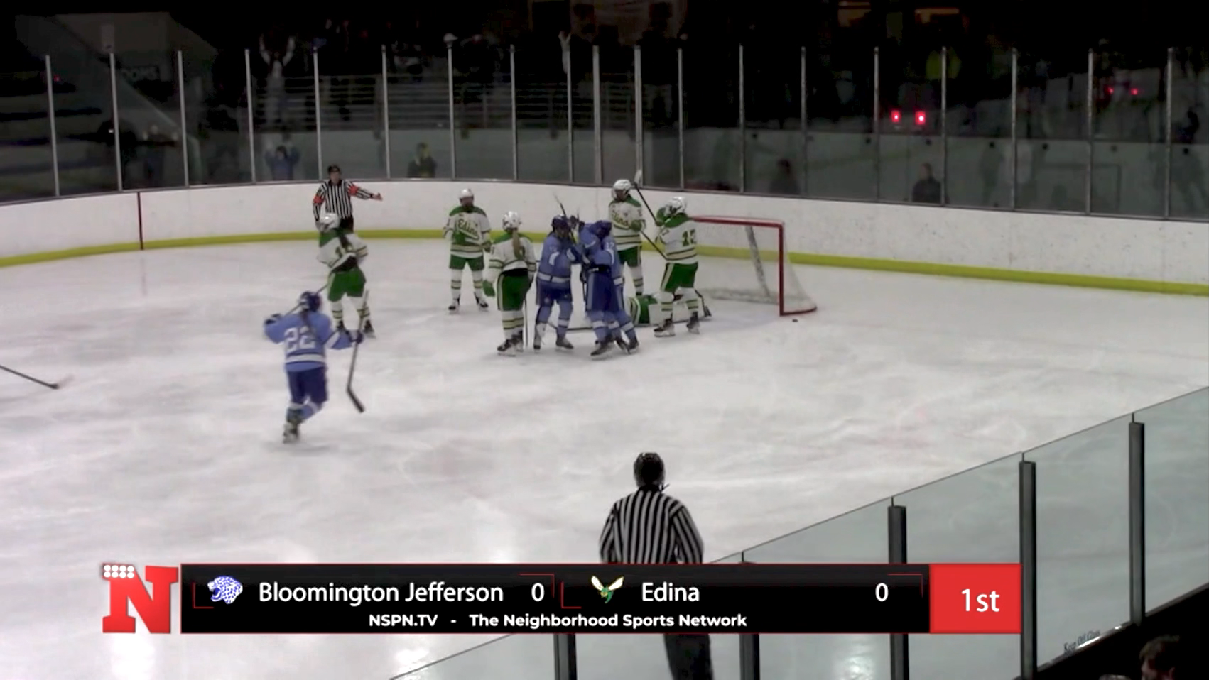 Natalie Thornburg's First Playoff Goal vs. Edina | Bloomington Jefferson