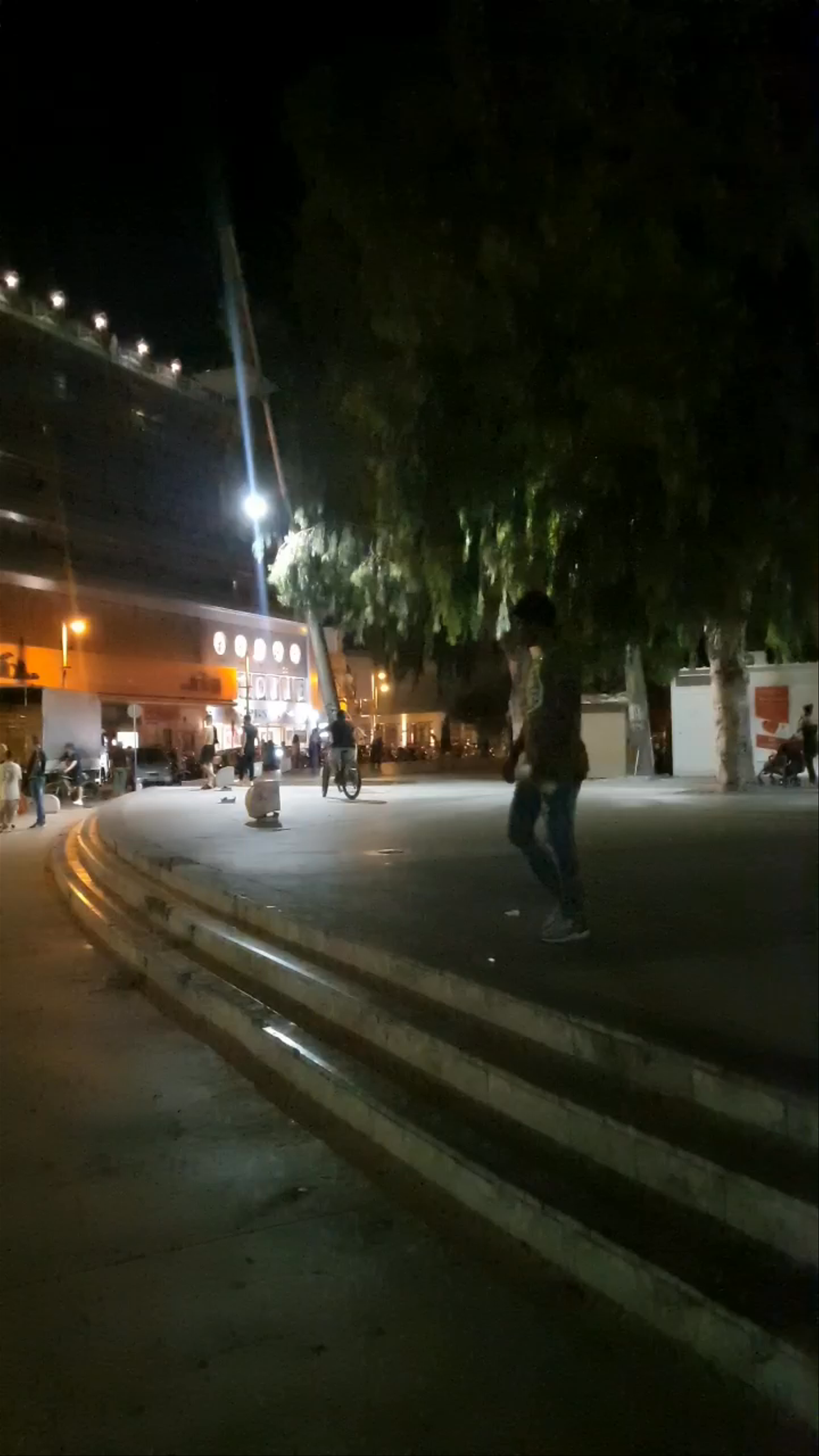Nightlife at Plateia Eleftherias, Heraklion, Greece