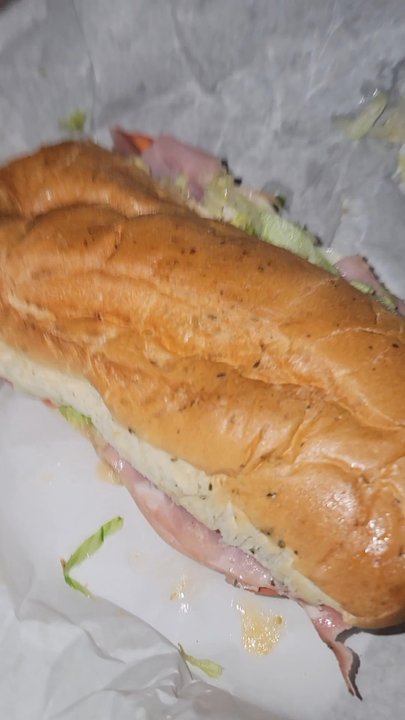 The Original Joey O's - The works on Italian bread. 7.5" is the regular and its huge. - Sandwiches Near Me - Corinth, Texas