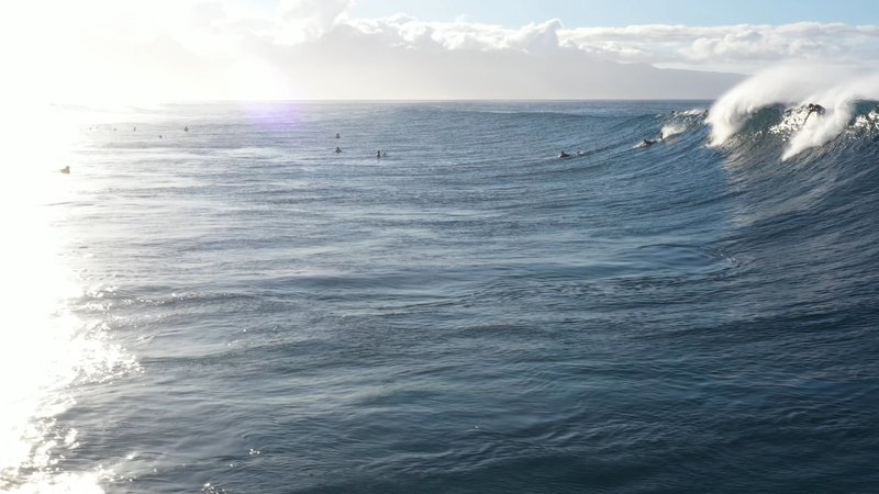 Surfer by Drone poster