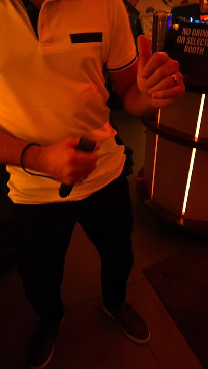Alfies Hifi - Hubby dancing his troubles away! - Lounges Near Me - Orlando, Florida